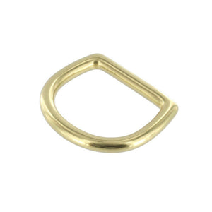 Buckleguy Natural Brass Solid Brass D-Ring