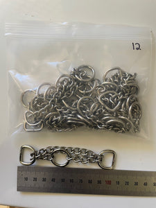 Stainless Steel & Brass Martingale Chains - Various Sizes